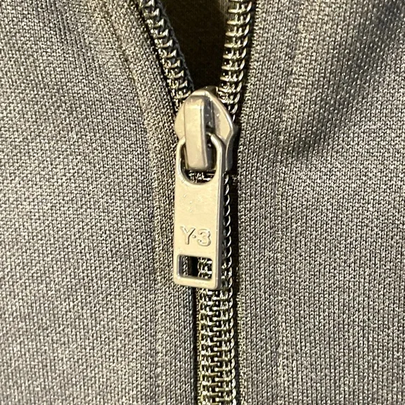 Y-3 Yohji Yahamoto Adidas Women's Large Dark Blue Bomber Jacket Zip-Up - Picture 6 of 7